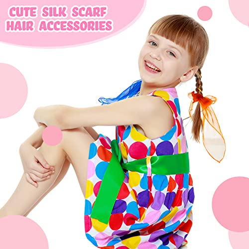 Zhanmai 60 Pieces Juggling Scarf Square Dance Scarves Props Silky Scarves Dance Scarves Magic Tricks Performance Props Accessories Movement Scarves Rhythm Band Scarf, 24 X 24 Inches, 12 Colors #TOP5