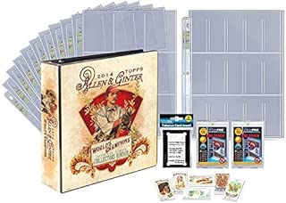 Topps Allen and Ginter Series Limited Edition 2014 Trading Card Gift Set Including an Official Topps Collectors Binder Made by Ultra Pro, Pages, Magnetic Holders and Exclusive Tobacco Cards - coolthings.us