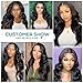 5x5 Hd Lace Closure Wigs Human Hair Body Wave Lace Front Wigs Human Hair Wigs for Black Women 150% Density 5x5 Transparent Lace Closure Wig Pre Plucked with Baby Hair Natural Color Lace Wigs 22inch