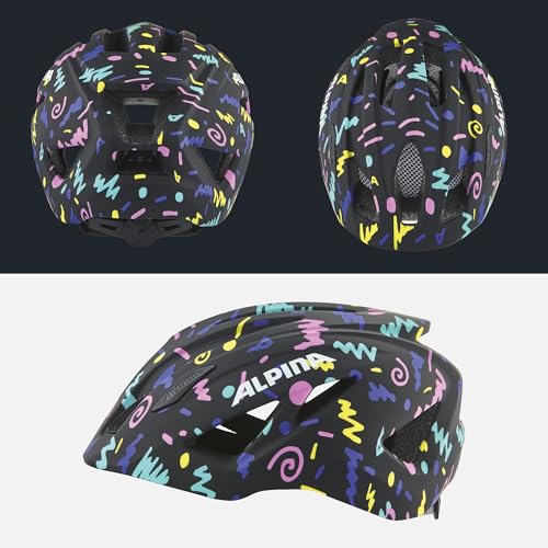 Casco infantil Alpina Pico ajustable contra impactos para niños que aprenden a montar 7
