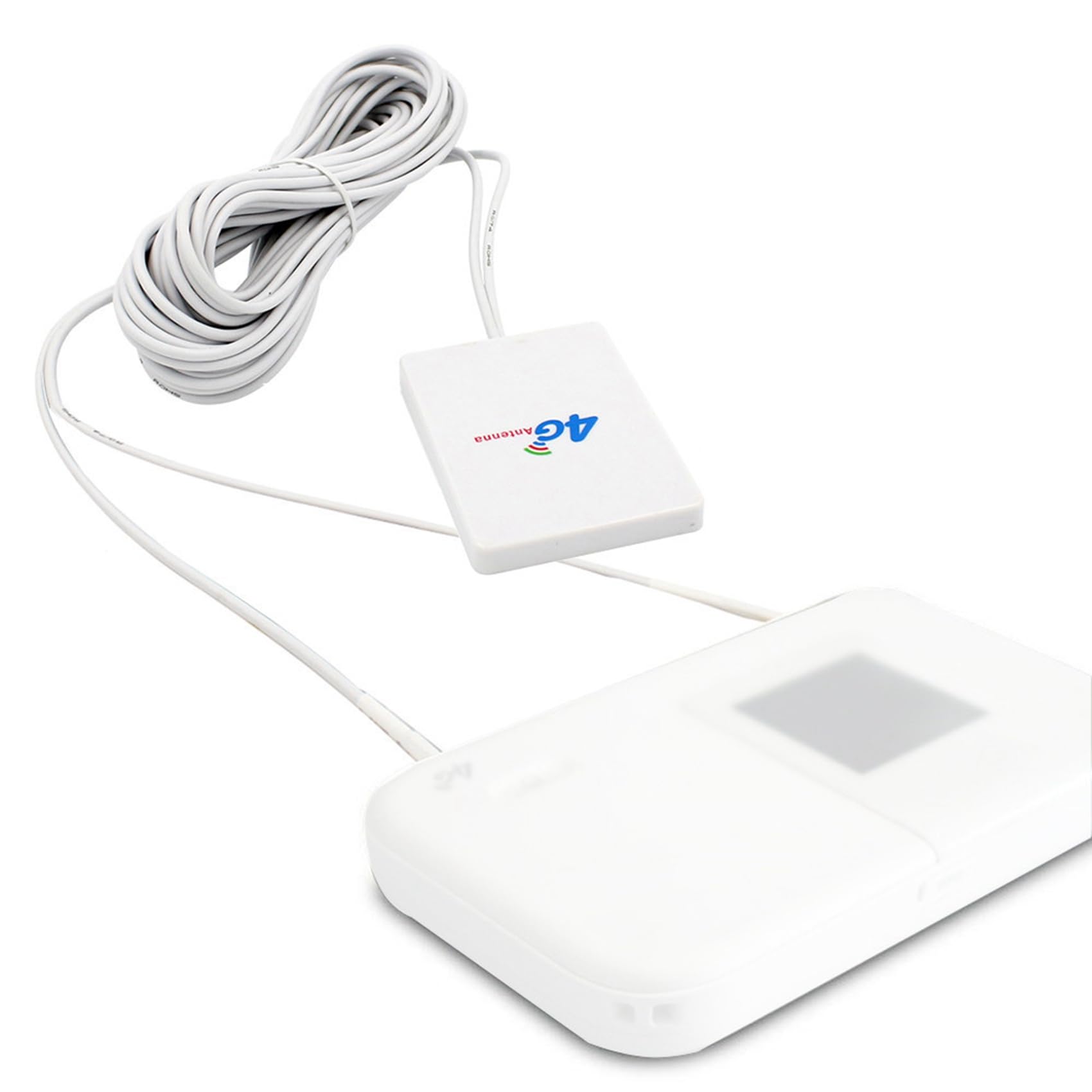 2 Antenne 4G LTE TS9 Maschio 3dBi Per Router WiFi – Doppia Banda, Nere, Nuove!