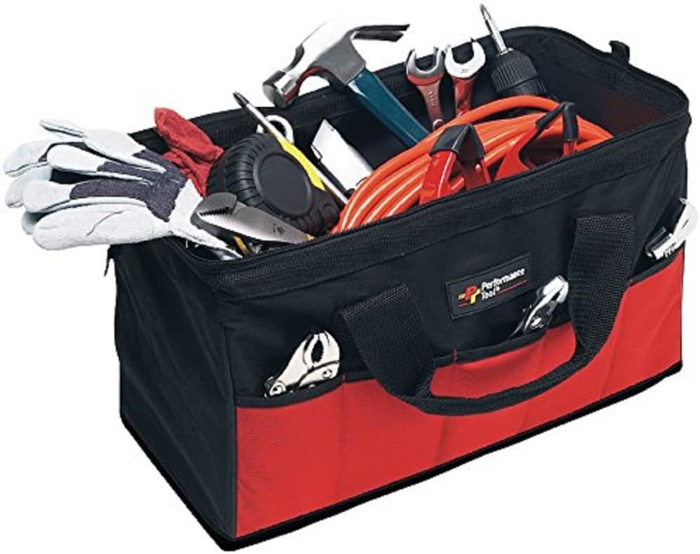 Performance Tool W88992 17" Soft Sided 18 Pocket Tool Bag