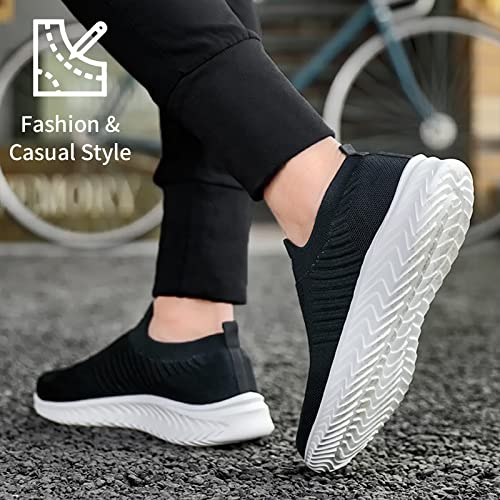 Image of JIAFO Mens Shoes Walking Shoes for Men Mens Slip On Shoes Sneakers for Men, Casual Athletic Running, Lightweight Breathable Mesh Knit