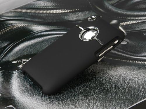 iSee Case iPhone 3GS Case, iPhone 3G Case, (TM) Silicone Tire Pattern Soft Full Cover Case for Apple iPhone 3G 3GS (3-Tire Black) (Black Metal)