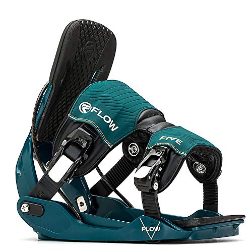 Flow Five Snowboard Bindings - Large/Teal