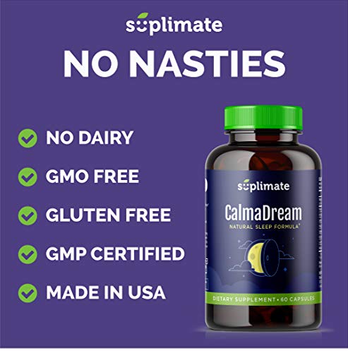 image for SUPLIMATE Sleep Aid, Premium Herbal Sleep Supplement with Valerian Roo