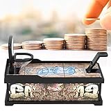 Socobeta Spardose, Geschenk für, Basketball-Schussspiel, Stressabbau-Spielzeug, Geeignet für -Basketball-Fans, Vereine, ABS, 21,6 X 8,9 X 13,5 cm