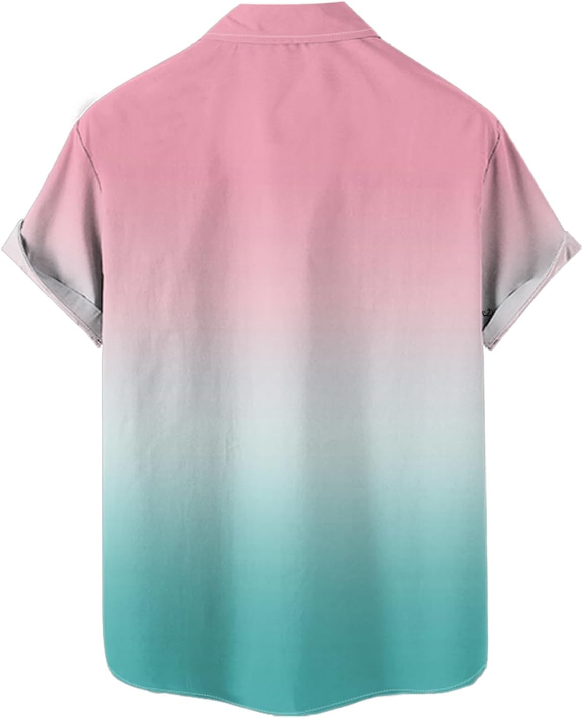 DRESSFO Matchable Couples' Outfit Ombre Coconut Tree Print Button-up Shirt Or Strappy Dress - Image 6