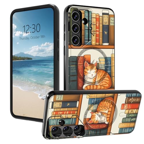 Coque Samsung S25 5G robuste antichoc magnétique, étui de protection Galaxy S25