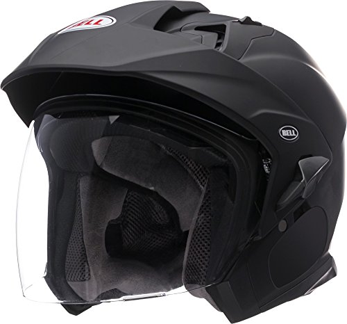 Bell Mag-9 Open Face Motorcycle Helmet (Solid Matte Black, X-Large) #TOP4
