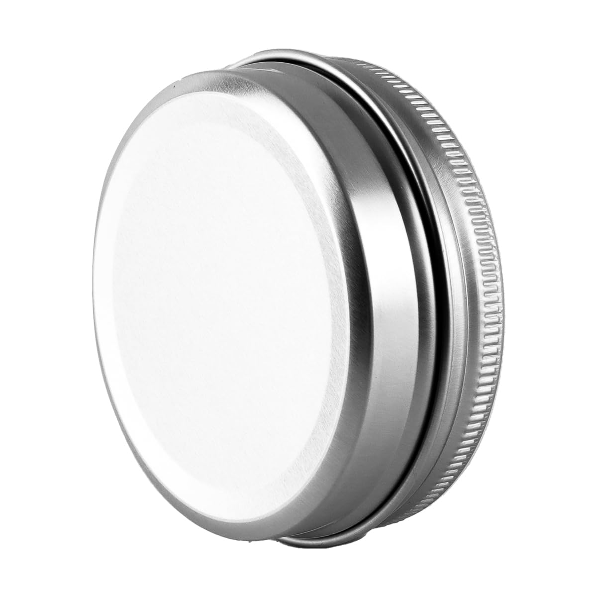 30 szt. gwintowanych okrągłych puszek aluminiowych, woskowe pudełko aluminiowe na kosmetyki, okrągłe, puste słoiki na krem, balsam, biżuterię (68 x 25 mm, 60 ml)
