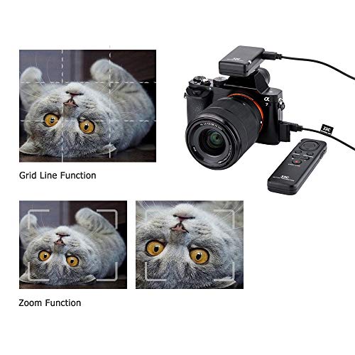 Image of JJC RMT-VP1K Wireless Remote Control for Sony FDR-AX53 AX43 AX700 HDR-CX405 | for Sony AX33 AX100 CX440 CX455 CX675 CX900 A1II A7IV A7R V IV A7SIII A9III FX30 FX3 A6000 A6100 A6400 A6600 RX100 VII & More