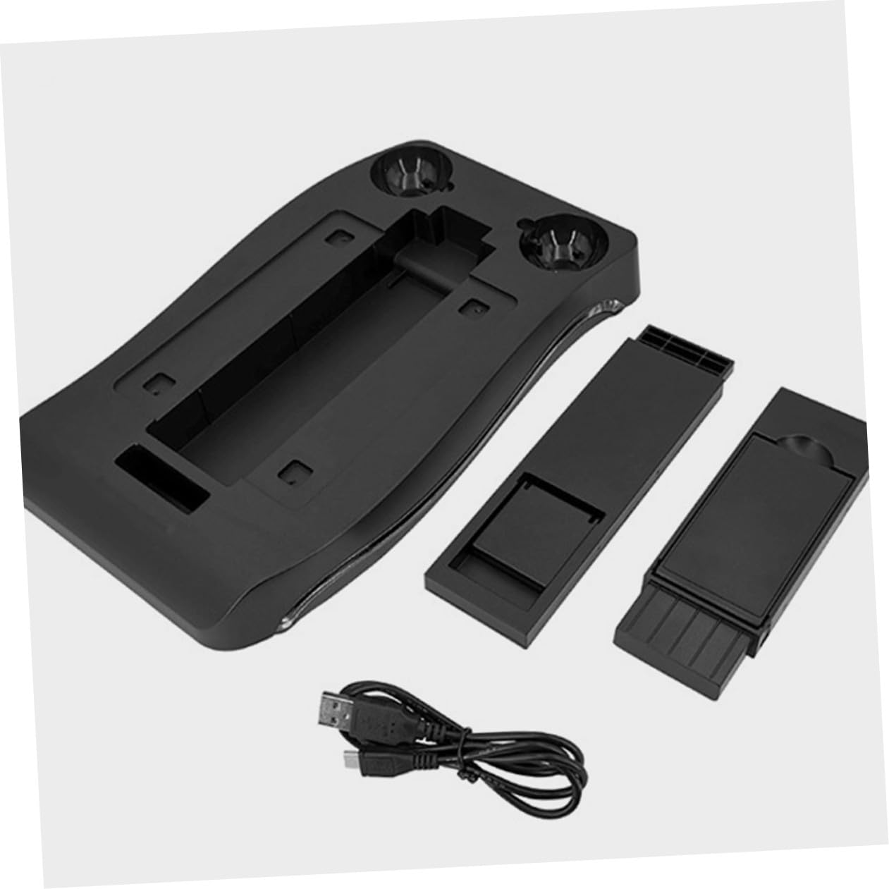 OSALADI Soporte para Gafas De Realidad Virtual Base para Gafas De Realidad Virtual Organizador De Estación De Carga para Mandos De Compatible VR para Sujeta Cascos Gaming y Almacenamiento