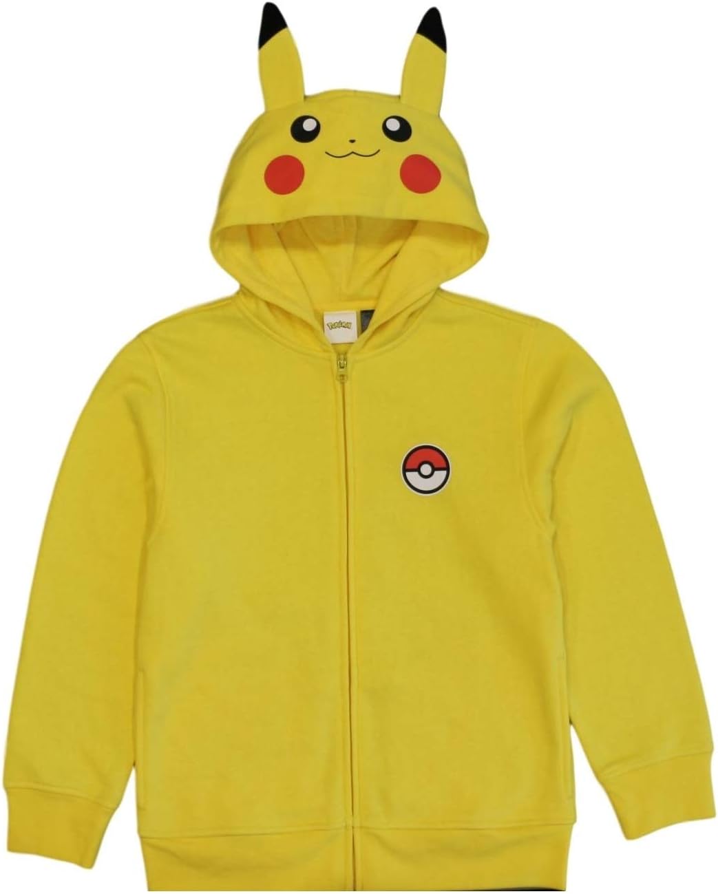 pikachu moletom com capuz with ears and tail