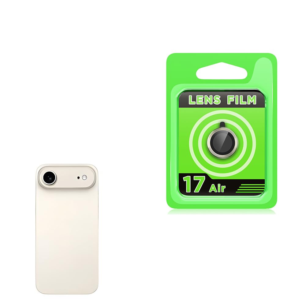Zore Apple ile uyumlu iPhone 17 Air Zore CL-07 Kamera Lens Koruyucu Gold