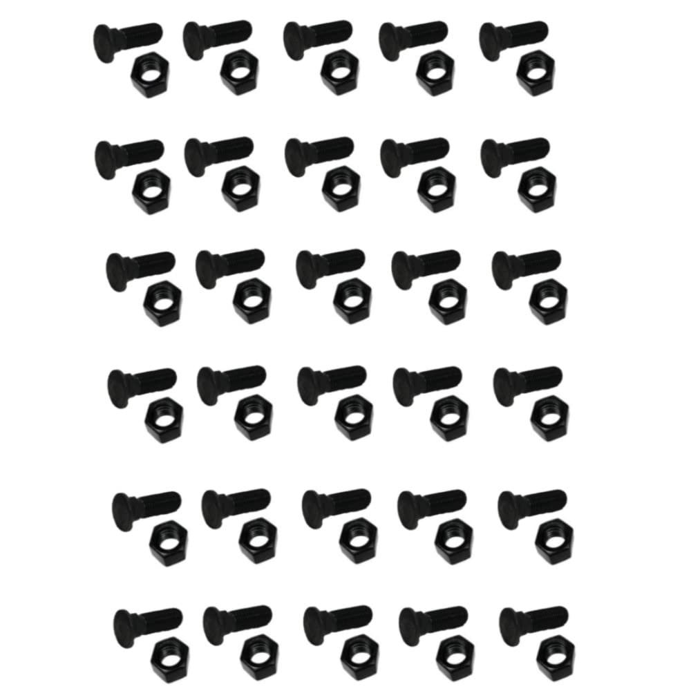 (30) Plow Bolt & Nut for Blades Cutting Edges 5/8-11x2 1/4 Grade 8 PM06705