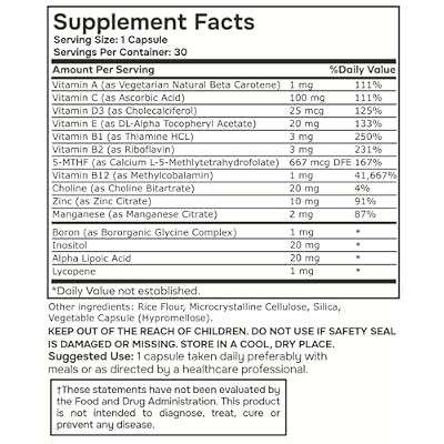 envitamin Methylated Multivitamin Multimineral Complex L Methylfolate 2 Pack
