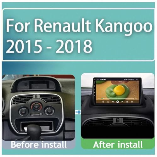 Radio 2 DIN con Android Auto para Renault Kangoo: soluciona tus rutas con GPS 2