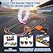 9.86ft 2-in-1 Slot Car Track Sets Toy - with 4 Cars, Battery or Electric Car Track Set with Dual Racing Game, Flash Circular Track, Lap Counter,Birthday Xmas Gifts Toys for Boys(S2-Raven)