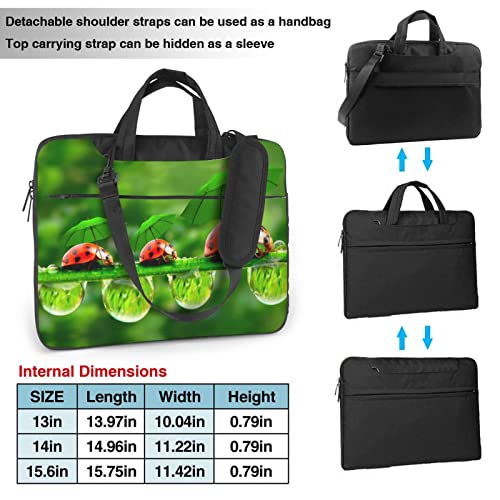Bolsa de hombro para portátil 14 pulgadas impermeable 2