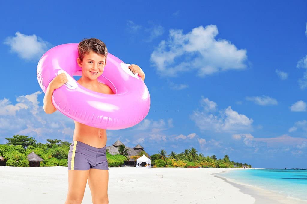 Skyzone Inflatable Pool Floats for Adult Children Kids Swim Ring Tube Toys for Swimming Pool Outdoor Beach Party (Multi Color) 1