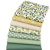 2.PATCHWORK DIY - 100 % Baumwoll von einer Grammatur von 130 g / m². Fein gewebter, leichter Stoff, gut zu handeln mit der Nähmaschine.