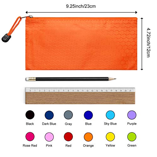 Labuk 29Pcs Zipper Pencil Pouches, Small Zipper Pencil Bags, Waterproof Pencil Cases, For Office Travel Cosmetics 12 Colors #TOP1