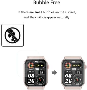 Screen Protector for AT&T amiGO Jr. Watch 2 | [5 Pack] HD Clear Soft PET Film [Anti-Fingerprint] [Anti-Scratch] [Bubble Free] Compatible with QTLLBT Z10, MorePro HM57, FITVII HM57 Smartwatch