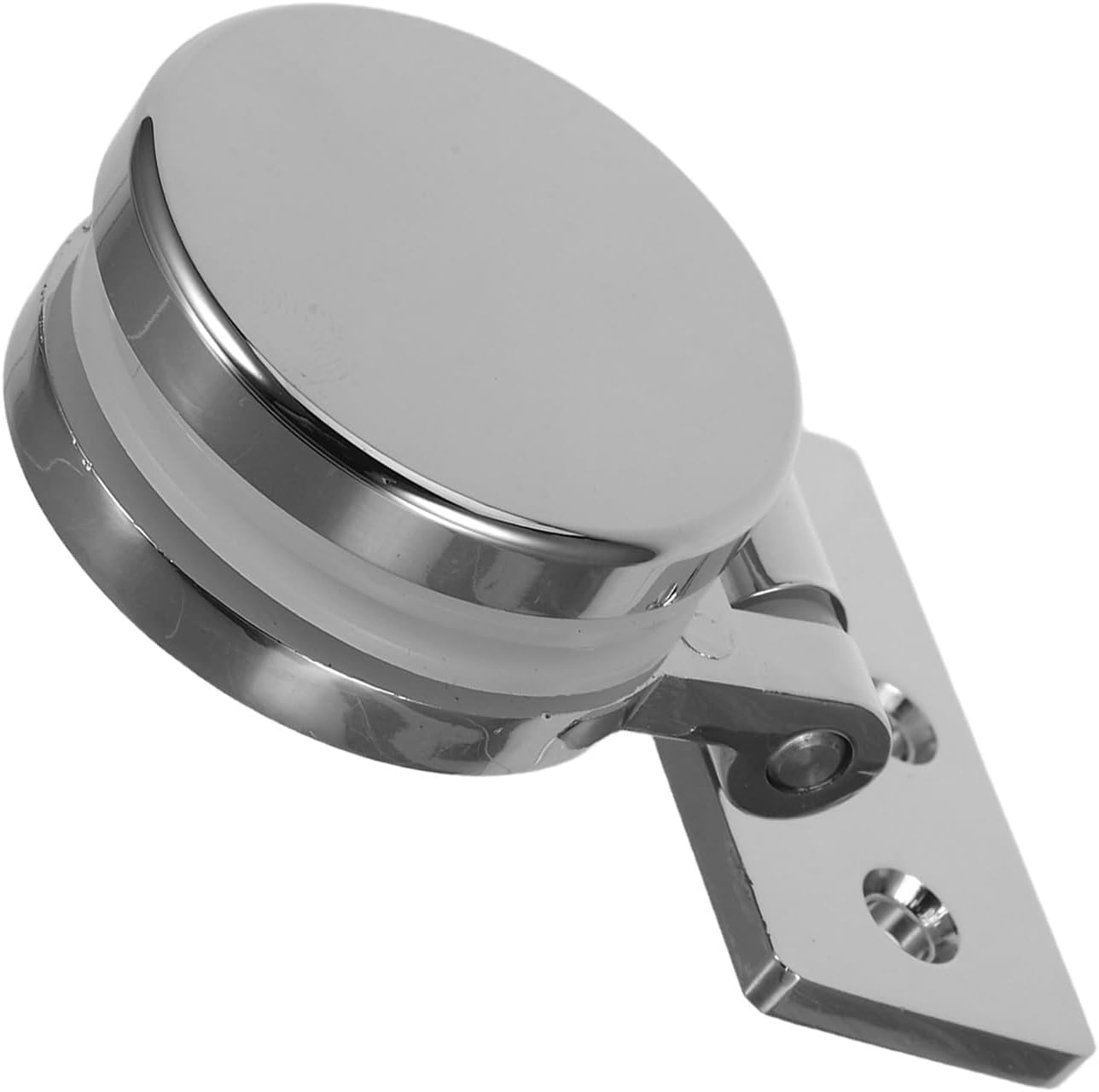2pcs Glass Door Pivot Hinges 180 Degree Round Clamp Hardware
