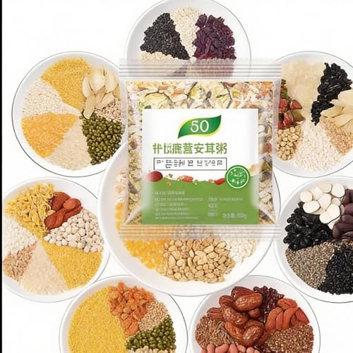 Mélange bouillie multi-grains en 30 sachets de 75g pour céréales de petit-déjeuner et congee