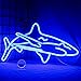 Produktbild Hai Led Leuchtreklame für Schlafzimmer Blaue Leuchtschilder Wanddekoration Acryl Einzigartig Nachtlicht für Jungen Geschenke Wohnzimmer Bar Partyzubehör