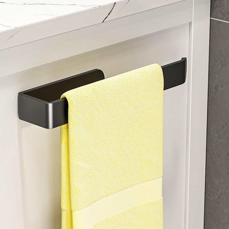 Alper Banyo Lamalı Siyah Yapışkanlı Lüks Tasarım Solo Peçetelik Havluluk, Solo Peçetelik Havlu Kağıdı Askısı - Görsel 5