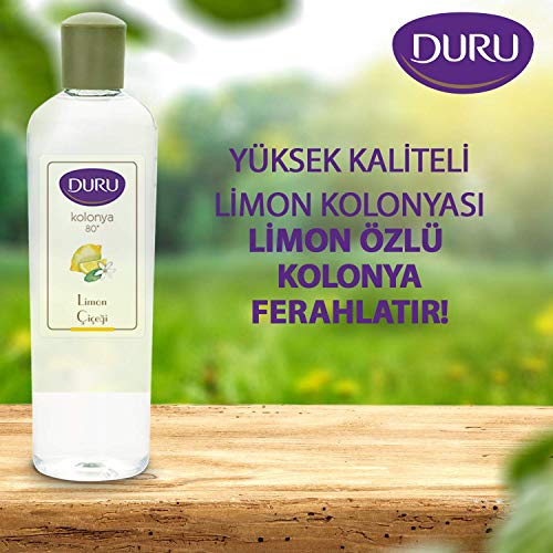 DURU LEMON TRADITIONAL TURKISH COLOGNE AFTERSHAVE 400ML (2 PCS OFFER) - Image 3