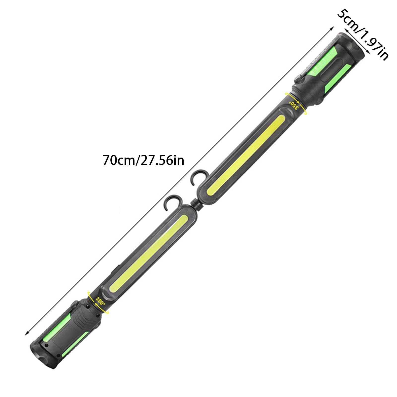 Luce di lavoro 2400LM con 3 approcci di illuminazione per la crisi