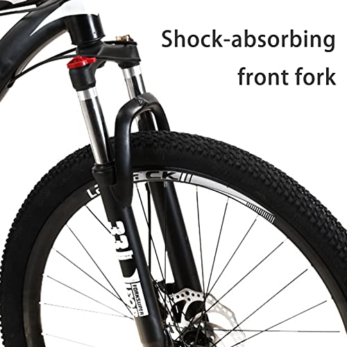 Fat Tires Folding Bike For Adults Foldable Adult Bicycles Folding Mountain Bike With Suspension Fork 21 Speed Gears Folding Bike Folding City Bike High Carbon Steel Frame,Yellow,24Inch #TOP5