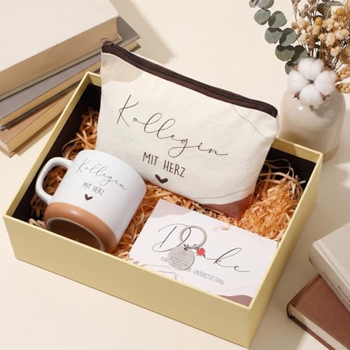 Regalo de despedida original para colega con taza y libreta 5