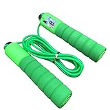 GDJGTA Jump Rope with Counter,Sponge Handle Skipping Rope for Boys Girls Fitness Exercise, Adjustable Kids Skipping Rope