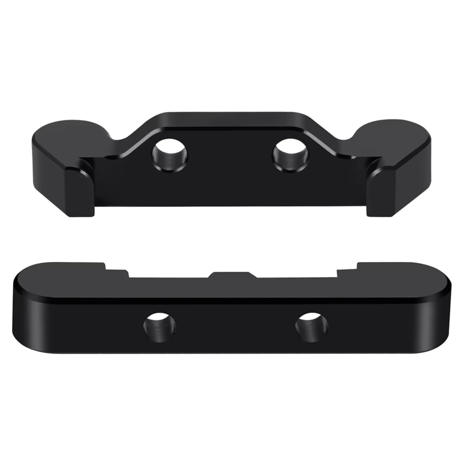 RC Repuestos para Mini-B 1/16 Juego Bloque Pivote Trasero Aleación Aluminio Montaje Brazo para Buggy RC 2WD Piezas Mejora
