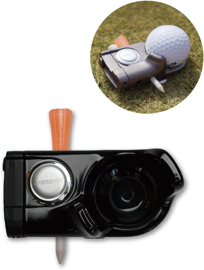 FREESHOT All-in-one Golf Accessory Tool That Includes Golf Ball Holder, tees, Divot Tool and Custom Ball Markers, Golf Gift for Golf Lovers (4 Colors)