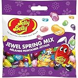 Jelly Belly Jewel Spring Mix Jelly Beans, 100g bag (Pack of 1) - Shimmering Candy for Easter, Spring Parties & Gift Baskets – Gourmet, Gluten-Free, Kosher, Peanut-Free, Fat-Free