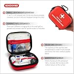 140 Pcs First Aid Kit + Survival kit for Treat, Protect Minor Cuts, Scrapes. Home, Office, Car, School, Business, Travel, Emergency, Survival, Hunting, Outdoor, Camping & Sport TROUSSE DE PREMIERS SECOURS