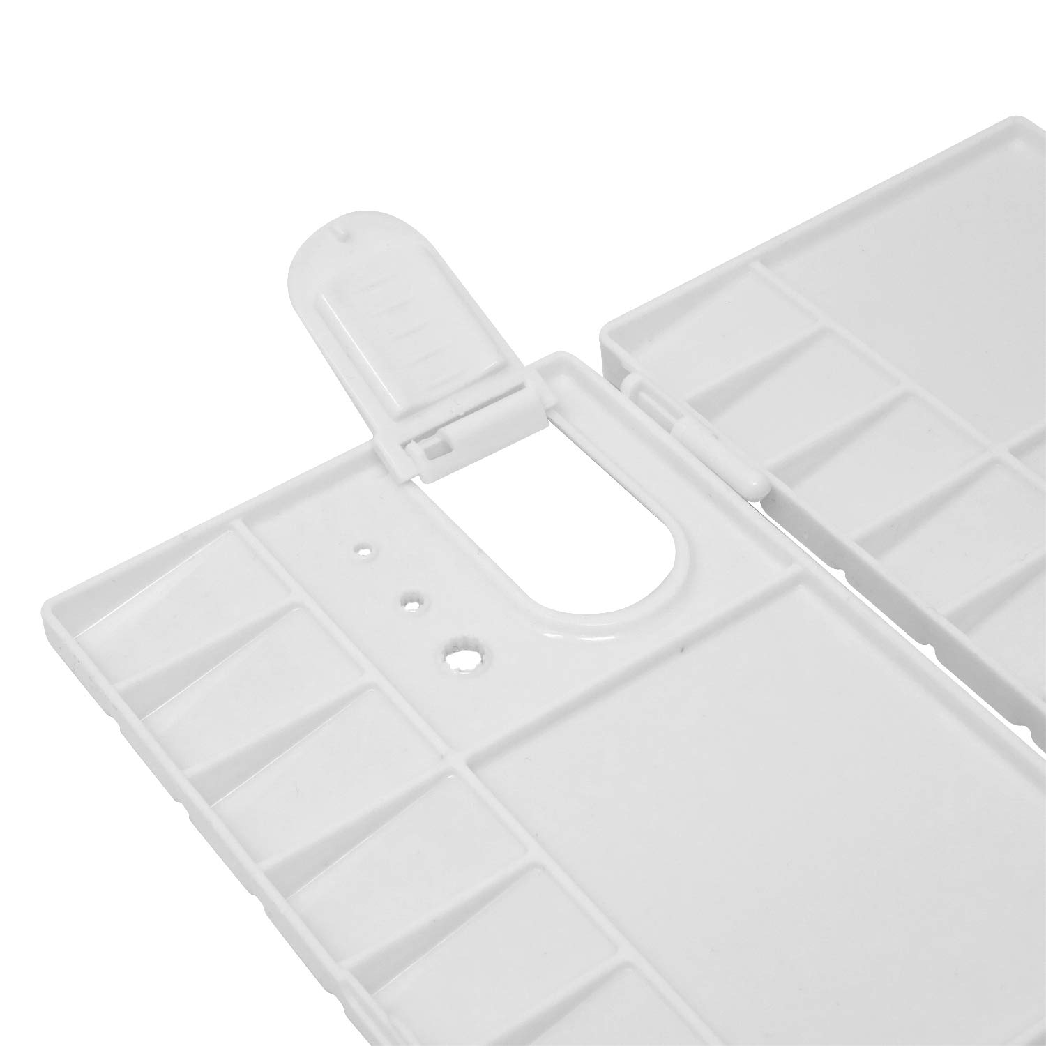 Honbay 25 Compartments Plastic Folding Palette Box with Thumb Hole for Watercolors, Gouache, Acrylic and Oil Paint - Image 4