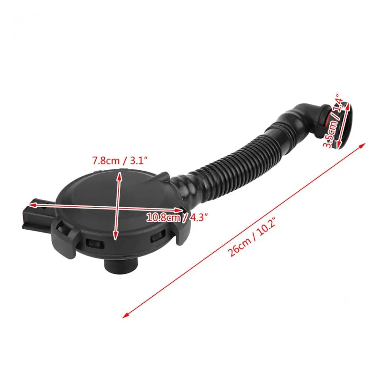 Carter Vent Tuyau Compatible avec Touareg 3.2L V6 2004 2005 2006 Moteur De Voiture PVC Carter Soupape De Ventilation Tuyau Reniflard Tuyau Tuyau Pièces Automobiles 022103765A