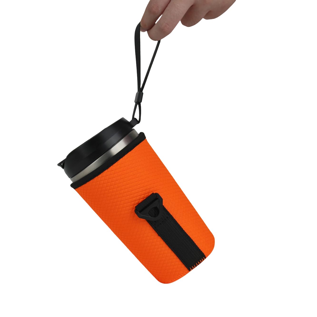 Paquete de 2 fundas protectoras para licuadora portátil con tapa, funda antideslizante, impermeable, compatible con licuadora portátil Nutribullet Flip NBPB50350AK/NBPB10350 (naranja)