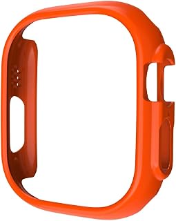 DAVNO Capa para Apple Watch Ultra 49mm Hard PC Protetor Para-choque Protetor Oco Frame para iWatch Apple Watch 8/Ultra 49MM (Cor: Laranja, Tamanho: 49MM iwatch Ultra)