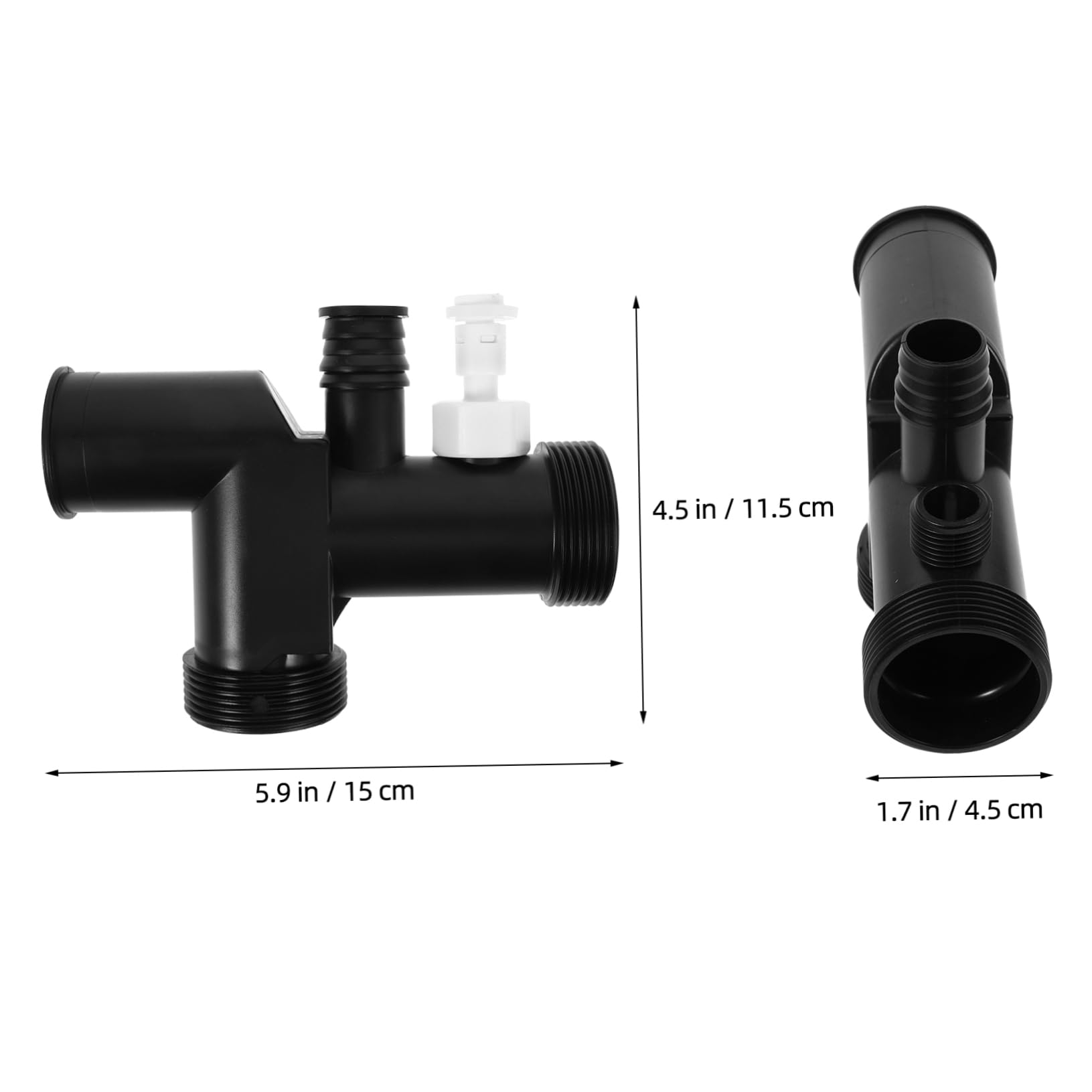 Uonlytech 5pièces Tuyau De Connexion Pour Évacuation De Déchets De Cuisine Raccordement Pour Système Déchets Installation Facile Et Anti-retour Pour Drainage Propre