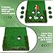 Golf Putting Game Set Putting Green Indoor Outdoor Putting Mat with 2 Putters 2 Balls 2 Cups & Flags Backyard Party Office Golf Game for Young Adults Fathers & Golfers
