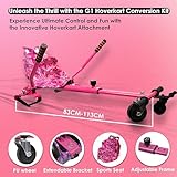 Gift Gadgets G1 Chrome Pink Hoverboard & Hoverkart Bundle | Self-Balancing 6.5" Scooter With LED Lights & Bluetooth | Go Kart for Kids, Teens, and Adults - Image 6