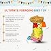 Parrot Pinata Toy - 10 Inch Hanging Bird Toy for Medium to Large Parrots, African Greys, Ring Necks, Conures, Quakers, Senegals