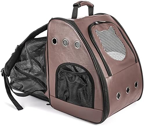 Cat Bubble Backpack, Space Capsule Astronaut Bubble Dome Cat Backpack Carrier for Kitten and Small Dogs up to 7kgs, Airline Approved Cat Carrying Bag for Travelling Hiking